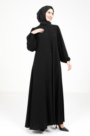 HARE FERACE - SİYAH KREP